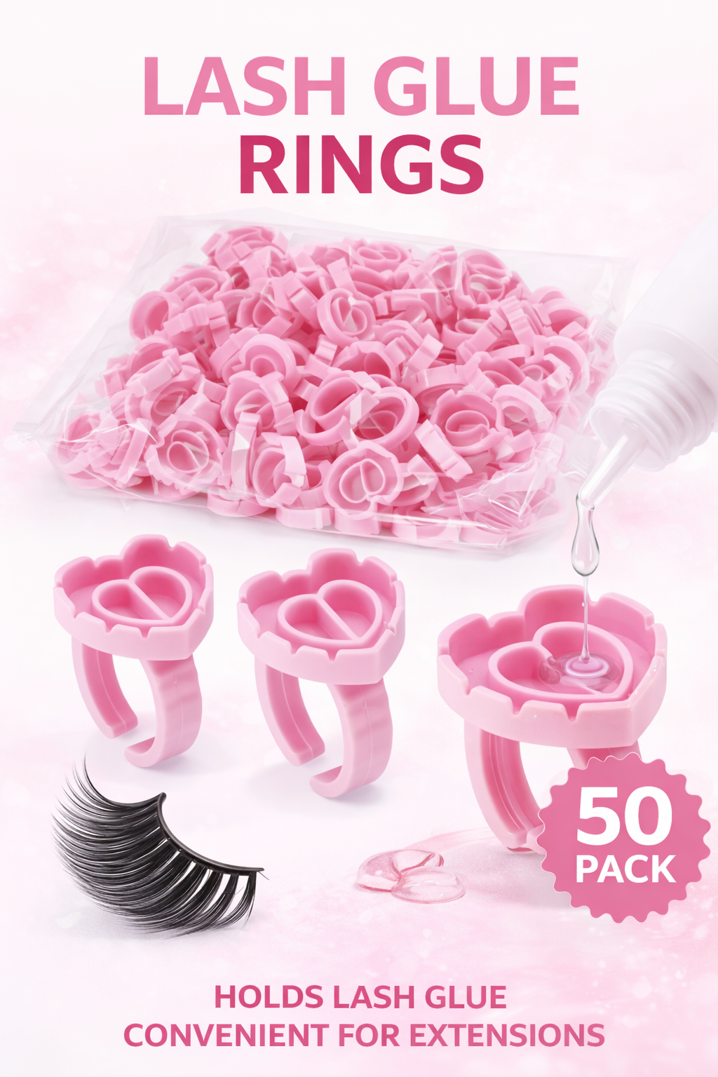 Lash Glue Rings